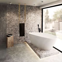 Baltica Design Widar Gold wieszak na ręczniki wiszący złoty