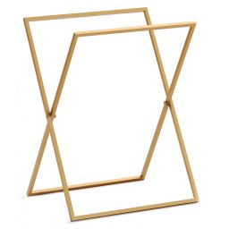 Baltica Design Birk Gold wieszak na ręczniki 60 cm stojący złoty