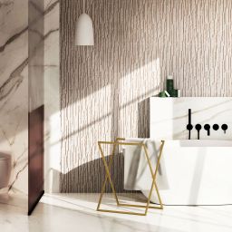 Baltica Design Birk Gold wieszak na ręczniki 60 cm stojący złoty