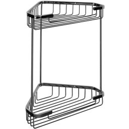 Bisk Niagara półka narożna chrom 00048