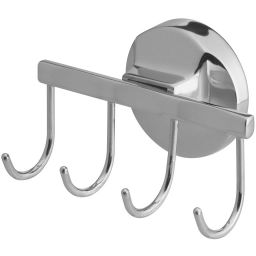 Bisk Ontario wieszak 4-hakowy chrom 00239