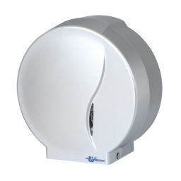 Bisk Masterline pojemnik na papier toaletowy Jumbo-P2 srebrny mat 00505