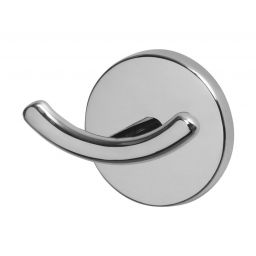 Bisk Chroma wieszak podwójny chrom 01423