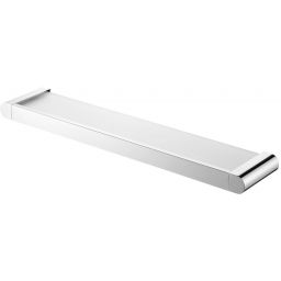 Bisk Futura silver półka pod lustro chrom/szkło mrożone 02985