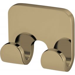 Bisk Nature wieszak podwójny złoty 07950