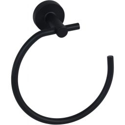 Outlet - Bisk For You wieszak na ręcznik czarny 08260