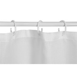 BISK Rist zasłona prysznicowa 200x180 cm biała 08377