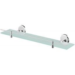 Bisk Sensation półka pod lustro chrom/szkło mrożone 03097