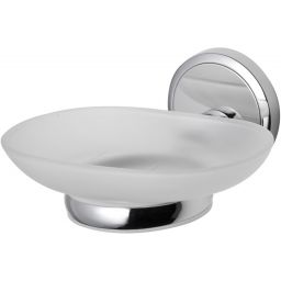 BISK Seduction mydelniczka ścienna chrom-biała 03580