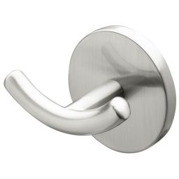 Bisk Virginia wieszak podwójny satyn/nikiel 72077