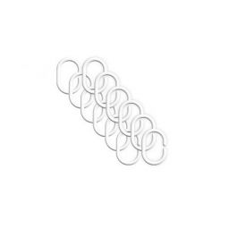 Bisk kółka do zasłonek biały 91202