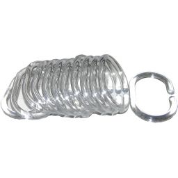 Bisk kółka do zasłonek przezroczyste 97200