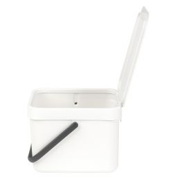 Brabantia Sort & Go kosz na śmieci 6 l biały 109706