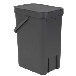 Brabantia Sort & Go kosz na śmieci 12 l szary 109805