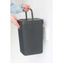 Brabantia Sort & Go kosz na śmieci 12 l szary 109805
