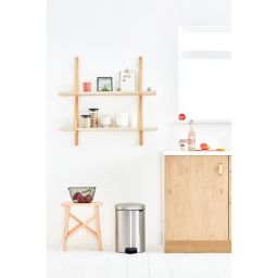 Brabantia NewIcon kosz na śmieci 20 l pedałowy stal mat FPP 111907