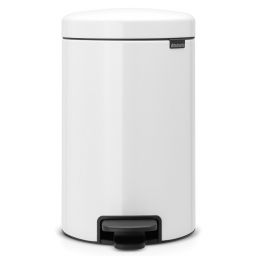 Brabantia NewIcon kosz na śmieci 12 l pedałowy biały 111969