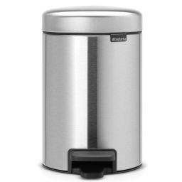 Brabantia NewIcon kosz na śmieci 3 l pedałowy stal mat FPP 112164