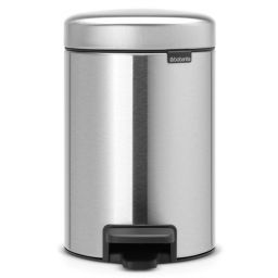 Brabantia NewIcon kosz na śmieci 3 l pedałowy stal mat 113222