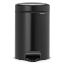 Brabantia Newicon kosz na śmieci 3 l pedałowy czarny mat 113321