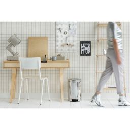 Brabantia NewIcon kosz na śmieci 12 l pedałowy stal polerowana 113581