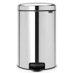 Brabantia NewIcon kosz na śmieci 20 l pedałowy stal polerowana 113987