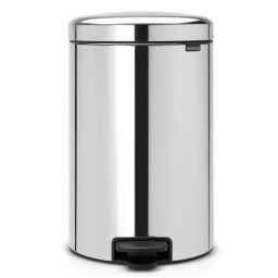 Brabantia NewIcon kosz na śmieci 20 l pedałowy stal polerowana 114267