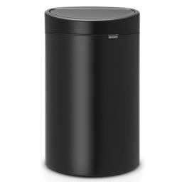 Brabantia Touch Bin New kosz na śmieci 40 l czarny mat 114946