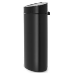 Brabantia Touch Bin New kosz na śmieci 40 l czarny mat 114946