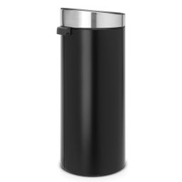 Brabantia Touch Bin kosz na śmieci 30 l chrom-czarny 115448