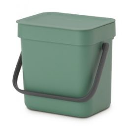 Brabantia Sort & Go kosz na śmieci 3 l zielony 129865