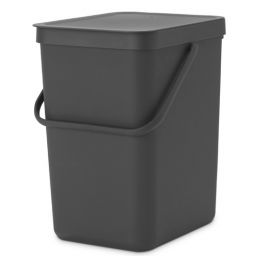 Brabantia Sort & Go kosz na śmieci 25 l szary 129940
