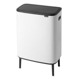 Brabantia Bo Touch Bin Hi pojemnik na odpady 60 l do segregacji biały 130601