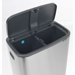 Brabantia Bo Touch Bin Hi pojemnik na odpady 60 l do segregacji stal mat FPP 130649