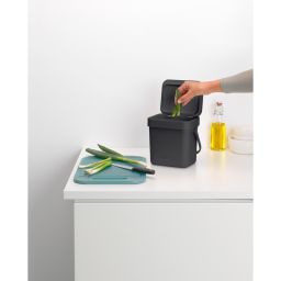 Brabantia Sort & Go kosz na śmieci 3 l szary 209888