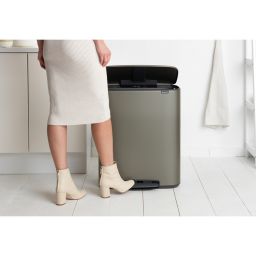 Brabantia Bo pojemnik na odpady 60 l pedałowy grafit 211409
