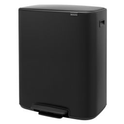 Brabantia Bo pojemnik na odpady 60 l pedałowy czarny mat 211508