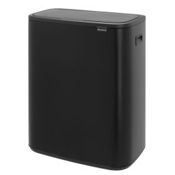 Brabantia Bo Touch Bin pojemnik na odpady 60 l do segregacji czarny mat 221484