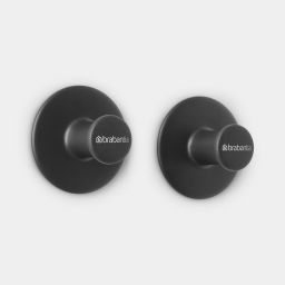 Brabantia ReNew haczyk na ręcznik 2 szt czarny 280320