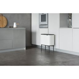 Brabantia Bo Touch Bin pojemnik na odpady 33 l do segregacji biały 313523