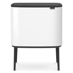 Brabantia Bo Touch Bin pojemnik na odpady 34 l do segregacji biały 313547