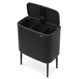 Brabantia Bo Touch Bin pojemnik na odpady 33 l do segregacji czarny mat 316067
