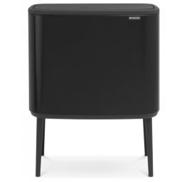 Brabantia Bo Touch Bin pojemnik na odpady 34 l do segregacji czarny mat 316203