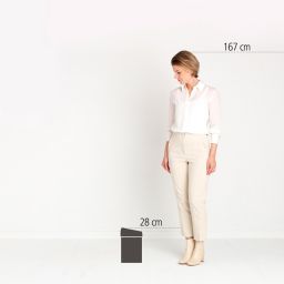 Brabantia Touch Bin kosz na śmieci 3 l czarny mat/chrom 364440