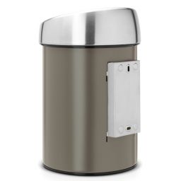 Brabantia Touch Bin kosz na śmieci 3 l grafit/chrom 364464