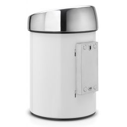 Brabantia Touch Bin kosz na śmieci 3 l biały/chrom 364488