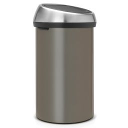 Brabantia Touch Bin pojemnik na odpady 60 l grafit/chrom 402463