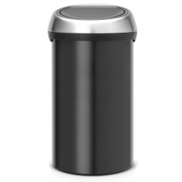 Brabantia Touch Bin pojemnik na odpady 60 l czarny mat/chrom 402548