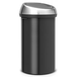 Brabantia Touch Bin pojemnik na odpady 60 l czarny mat/chrom 402548