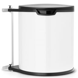 Brabantia De Luxe kosz na śmieci szafkowy 15 l biały 428081